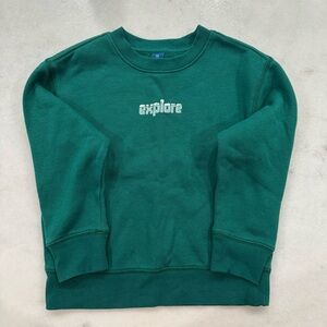 Old Navy Green Explore Sweatshirt